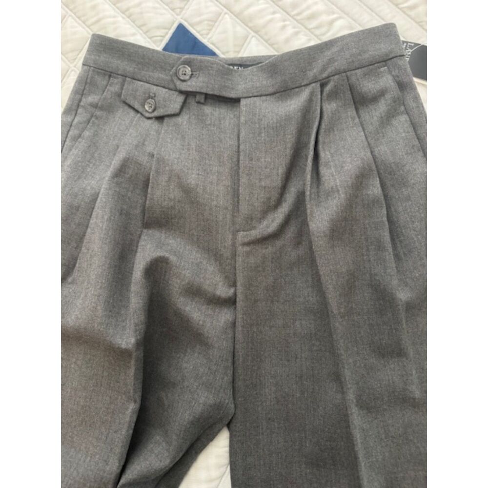 NWT Ralph Lauren Wool Slacks/Trousers, Gray, 6P